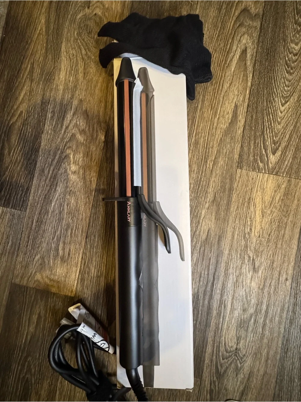 1 inch Titanium Curling Iron with Copper Accents